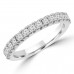0.80 ct Ladies Round Cut Diamond Wedding Band Ring 